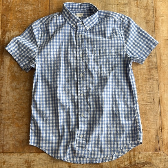NWT Crewcuts Boys Gingham Shirt size 14 - Picture 4 of 5